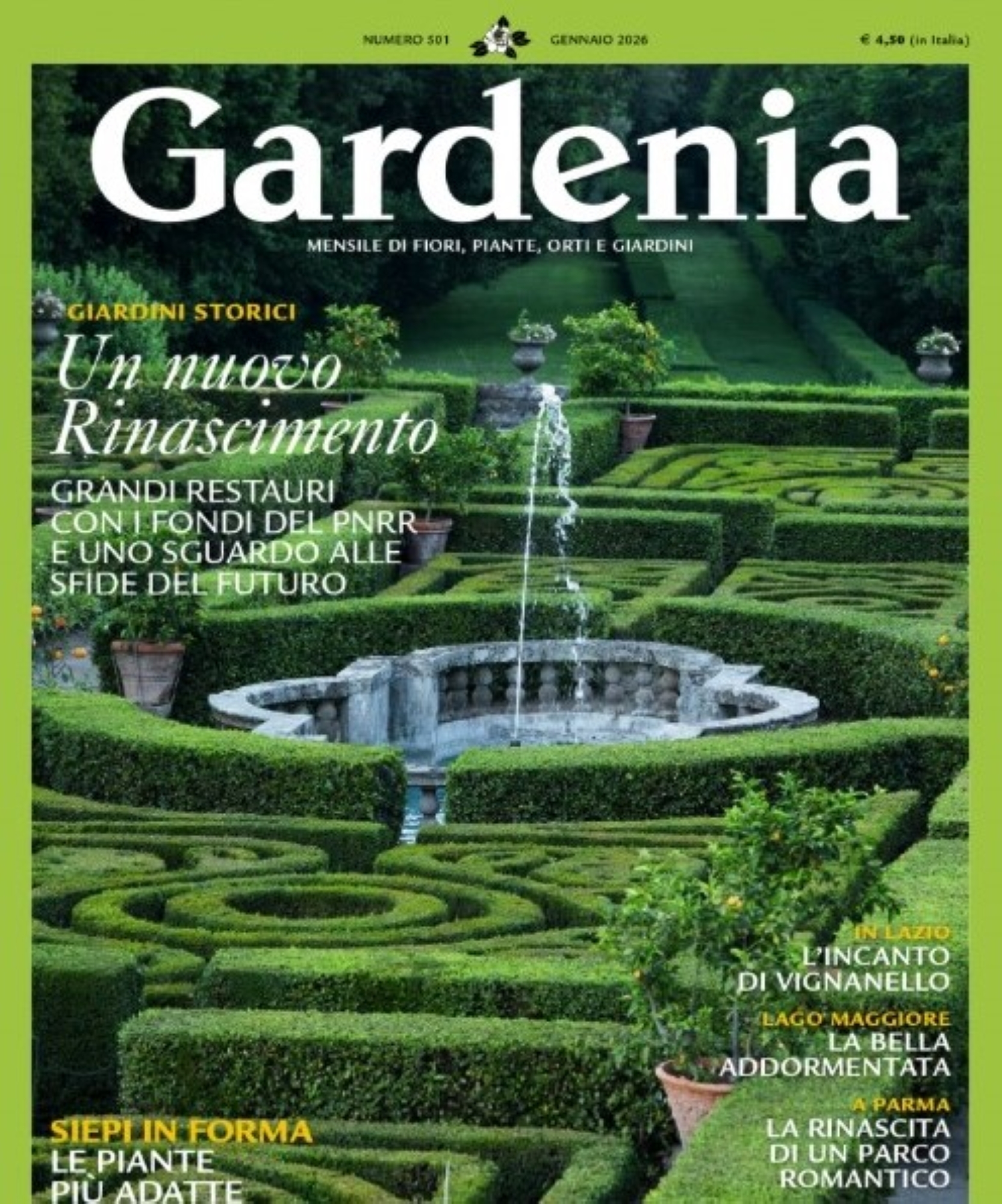 Rivista Gardenia copertina